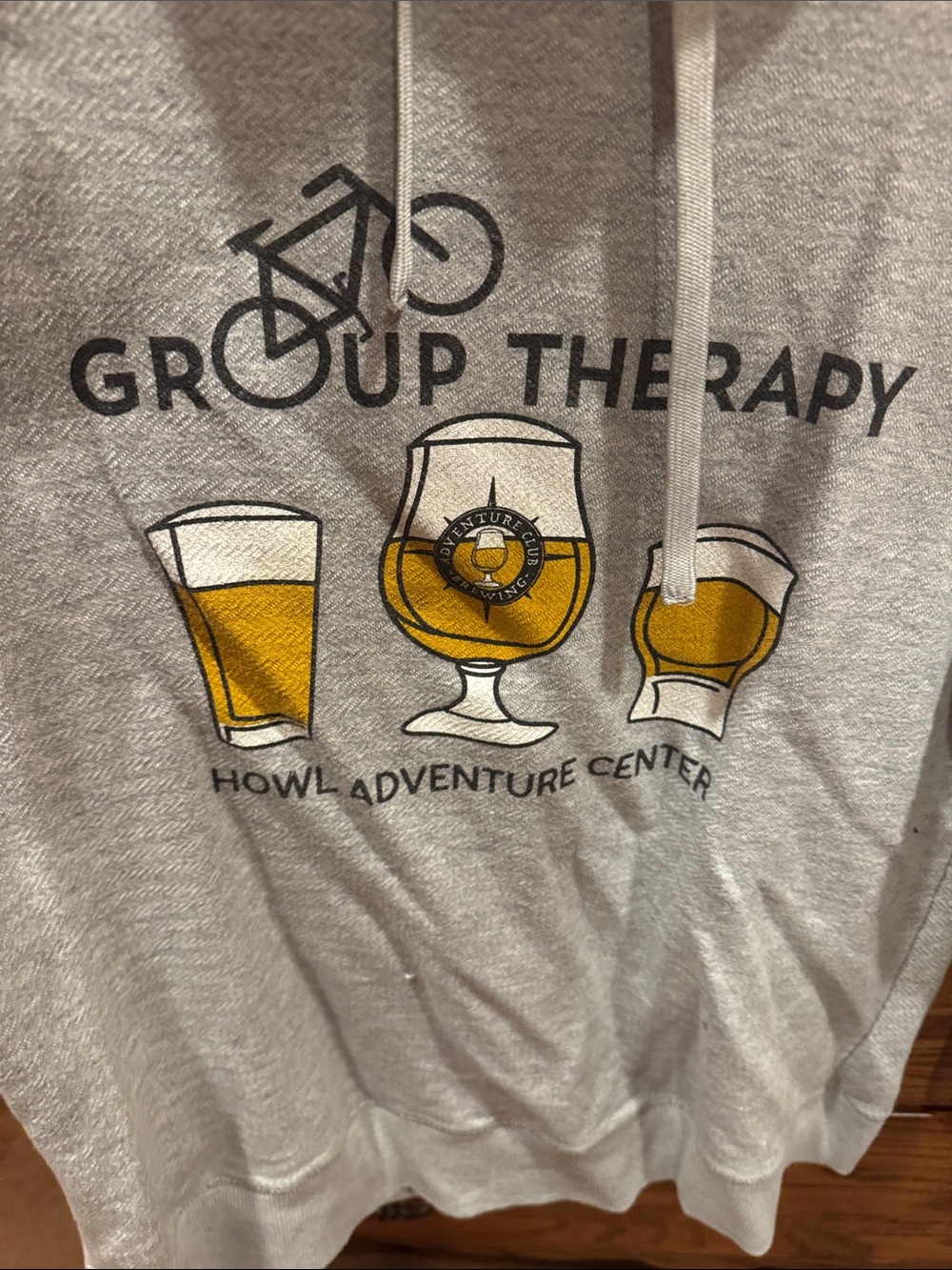 Group Therapy Gray Graphic Hoodie